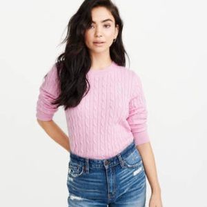 Abercrombie Cable Icon Sweater